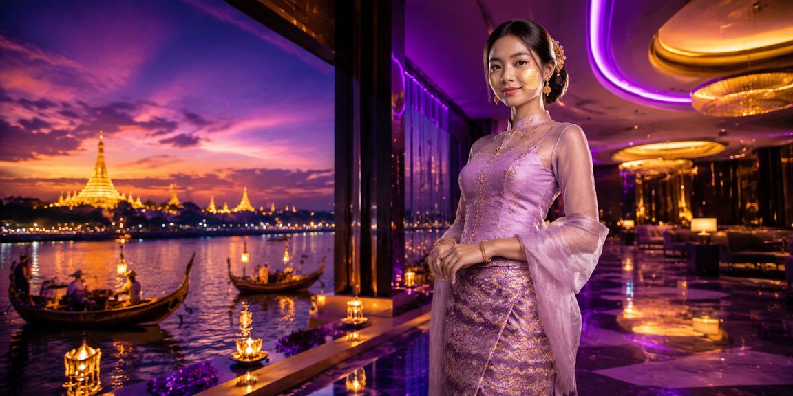 ရန်ကုန်မြို့တွင် စလော့ဂိမ်းကစားသူများ ဖုန်းဖြင့်ကစားခြင်း